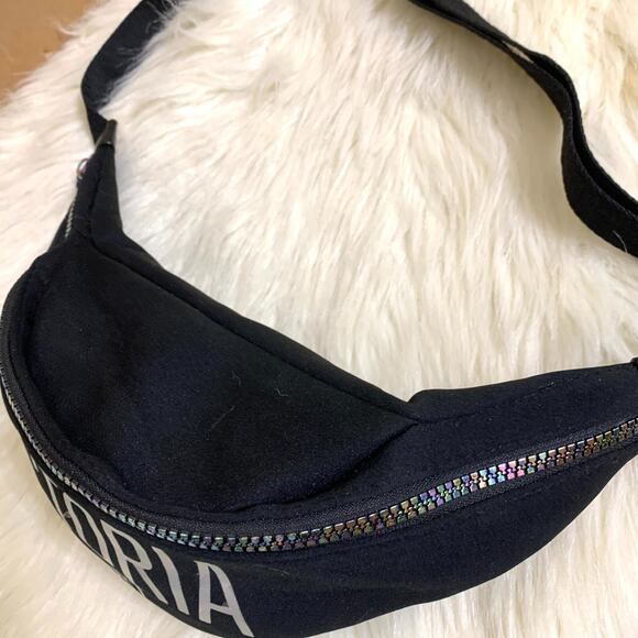 VICTORIAS SECRET Neoprene Holographic Victoria Sport Fanny Pack Belt Bag - Picture 15 of 16